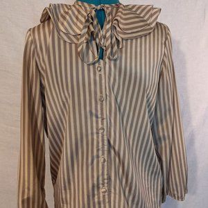 70s/80's Striped Blouse